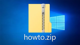 How to make a ZIP Files in Windows [upl. by Nare]