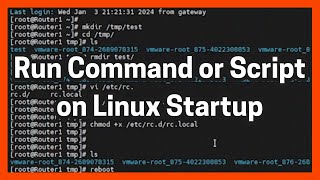 Run Application Command or Script on Linux Startup  Linux Startup [upl. by Jelene84]