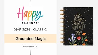 Diář 2024 Happy Planner  Grounded Magic [upl. by Gilliam164]