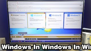 Installing Windows Inside of Windows Inside of Windows Inside of Windows [upl. by Maryly862]