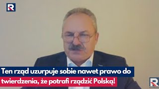 Ostre słowa Jakubiaka ten rząd uzurpuje sobie prawo do czegoś co nie istnieje To partacze [upl. by Herrah694]