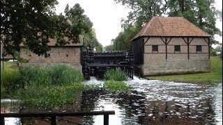 Oostendorpermolen watermolen Haaksbergen Nederland Olieslag en graanmolen [upl. by Yenetruoc741]