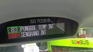 SG7006B amp SG5803E Upper Deck Bus Stopping Bell Chime [upl. by Ada]