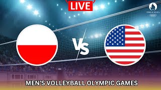 LIVE🔴 POLNAD vs USA  Volleyball  SEMIFINAL  Olympic Games Paris 2024 [upl. by Egbert]