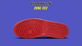 Air Jordan 1 Low Dune Red [upl. by Sokil]