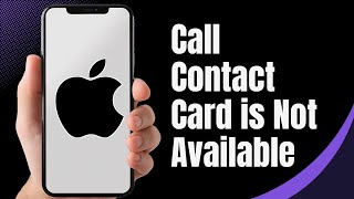 FIX Choose Another Phone Number or Email Address to Call Contact Card is Not Available For Facetime [upl. by Jean]