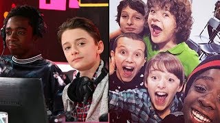 Noah Schnapp amp Caleb McLaughlin Play Stranger Things Most Likely To [upl. by Ymeraj]