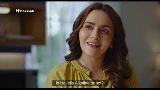 Havells Alkaline Water Purifiers  Sahi Paani Ka Sign Havells Alkaline  Bengali [upl. by Naoh]