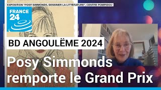 Festival de la BD dAngoulême 2024  la Britannique Posy Simmonds remporte le Grand Prix [upl. by Notlim]