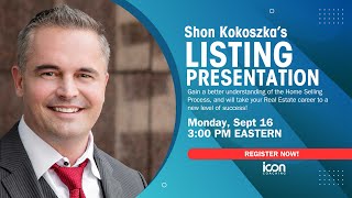 Listing Presentation Webinar Coming Up  Icon Coaching [upl. by Vasos]