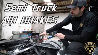 How Air Brakes Work On A Semi Truck [upl. by Hoagland517]