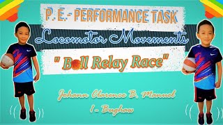 Locomotor Movements  Ball Relay Race [upl. by Houser1]