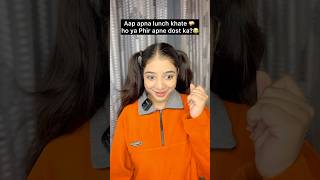 Over smart ladki😂 schoollifecomedy comedy funny youtubeshorts schoollunch schoolllife foryou [upl. by Pejsach109]