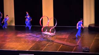 INCREDIBLE Peking Acrobats jump through rings and do crazy flips [upl. by Aryamo]