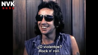 ACDC  Entrevista a Bon Scott 1977 Hobart Subtitulado en Español [upl. by Kostman]