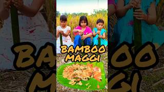 Bamboo maggi shortvideo viralvideo recipe cooking food maggi MaMeyerRannaghar1 [upl. by Mcgrody]