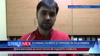 SCANDAL CU BATE SI TOPOARE IN TELEORMAN  MDI TV [upl. by Sauer999]