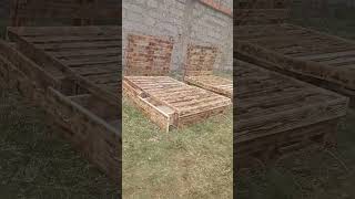 Pallets bed palletskenya palletbed woodworking palletfurniture wood automobile woodpallet [upl. by Leid]