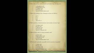 20 objectives question and answers related to acid quiz rrbntpc [upl. by Woodford53]