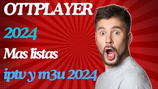 Rosadin y Ottplayer mas listas m3u Octubre 12 2024 [upl. by Itsur541]