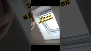 VELUX Dakraam Aftimmeren Bouwen Met Keesshorts youtubeshorts diy [upl. by Kantor]