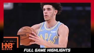 Lonzo Ball Full Highlights vs Wizards  Week 2  Lakers vs Wizards  2017 NBA Season [upl. by Irodim]