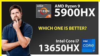 AMD Ryzen 9 5900HX vs INTEL Core i7 13650HX Technical Comparison [upl. by Carmel22]