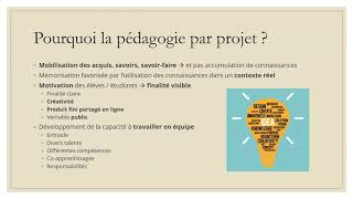 La Pédagogie par Projets [upl. by Ardnazxela]