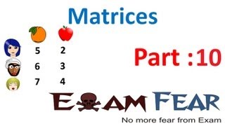 Maths Matrices part 10 Subtraction of matrices CBSE Mathematics XII [upl. by Alene]