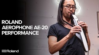 Roland Aerophone AE20 Performance by Patrick Shiroishi Hailey Niswanger and Matt Traum [upl. by Urbannal]