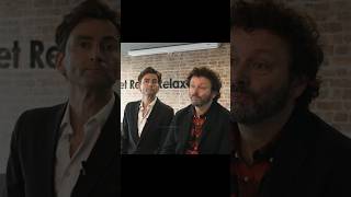 The odd couple 🤣 staged davidtennant michaelsheen youtube shorts goodomens fyp funny comedy [upl. by Stalder]