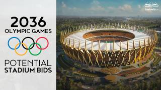 🌍 2036 Olympic Games Potential Stadium Bids [upl. by Bekah]