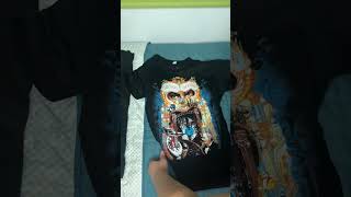 Unboxing polera de Michael Jackson Dangerous  sonido Black or White Single Version [upl. by Ettennaej]