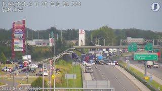 Northbound lanes of I65 near Whitestown closed due to reported shooting [upl. by Foah930]