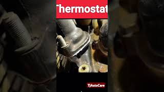 thermostat installation car mechanic engine repair automobile tips TjAutoCare shorts [upl. by Enohpesrep54]