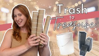 How To Make cute Trash bin From Cardboard  Waste Material Craft Ideas [upl. by Naujyt]