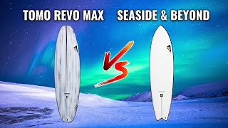 TOMO REVO MAX VS SEASIDE amp BEYOND  Which Firewire Mid Length Surfboard Is Right For You [upl. by Nediarb134]