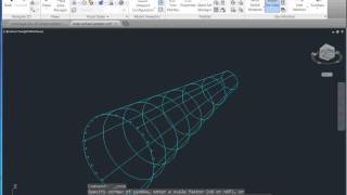 AutoCAD flatten cone surface with holes [upl. by Barbabas]