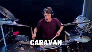 Caravan With Drum Solo  Whiplash Movie Drum Cover [upl. by Mignonne]