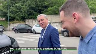 5001 abbonati record della gestione DAgostino [upl. by Timoteo]