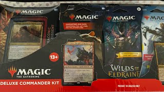 MTG Draconic Dissent Commander Deck Costco Deluxe Commander Kit Opening [upl. by Moyra]