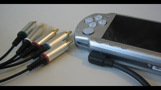 PSP an TV anschließen und spielen  Testgameplay [upl. by Firooc]