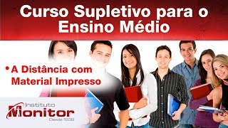 Curso Supletivo do Ensino Médio  Instituto Monitor [upl. by Fernandes77]