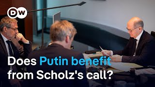 Why the Kremlin welcomes the call from German Chancellor Scholz  DW News [upl. by Naedan928]