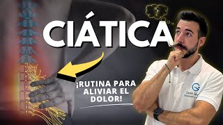 3 EJERCICIOS para Combatir el Dolor de CIÁTICA desde Casa 🏠 [upl. by Nytsyrk867]