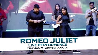 Romeo Juliet Song Live Performance  Ghani  Varun Tej Saiee M Manjrekar  Thaman S  Aditi Shankar [upl. by Elocan439]