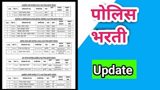 Police bharti Update पोलीस भरती Update Maharashtra Police Bharti update [upl. by Aytnahs]