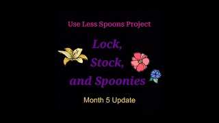 Use Less Spoons Project Month 5 Update [upl. by Noguchi266]