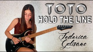 Hold The Line  TOTO  Solo Cover by Federica Golisano with Cort X700 Mutility [upl. by Daria]