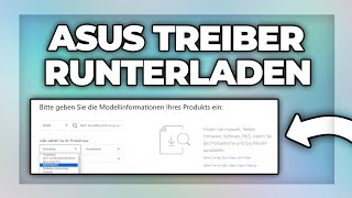 Asus Treiber Herunterladen und Installieren  Tutorial [upl. by Seiden]